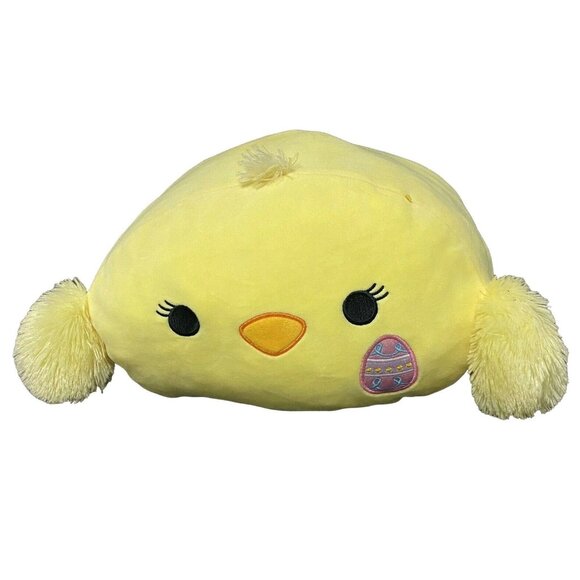 Squishmallows Easter AIMEE Square Yellow Chick 12" Spring Bird Super Soft - Picture 1 of 6